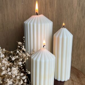 Kit Vela Pilar Ondulada
