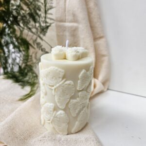 Vela Cilindro Borboleta